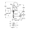 Смеситель для раковины Grohe EUROSMART Cosmopolitan 32830001