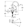 Смеситель для кухни Grohe Eurosmart Cosmopolitan 33975004