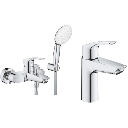 Комплект змішувачів для ванної кімнати 3 в 1 Grohe Eurosmart S UA123302S0