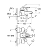 Смеситель для ванны Grohe Eurostyle, 33591003 (Выставочный образец)