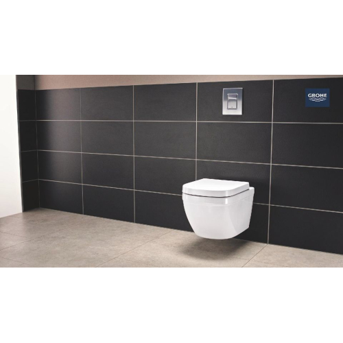 Унитаз  укороченный подвесной Grohe Euro Ceramic 39206000 + сиденье Slow closing 39458000