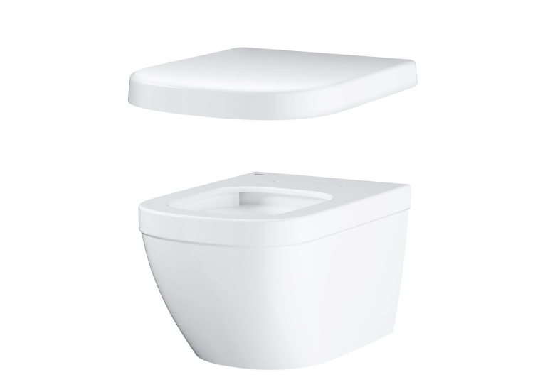 Унітаз  скорочений підвісний Grohe Euro Ceramic 39206000 + сидіння Slow closing 39458000