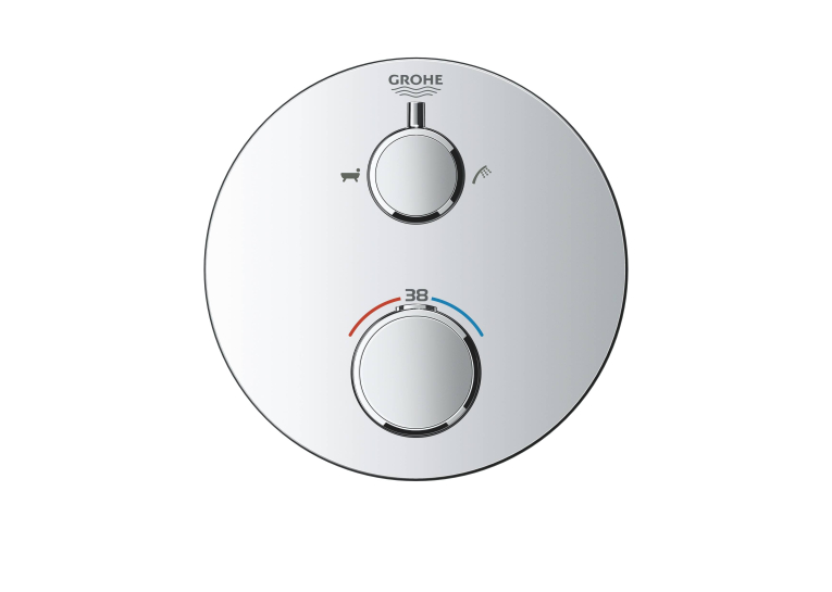 Термостат Grohe Grohtherm 24077000 с переключателем на 2 положения ванна/душ