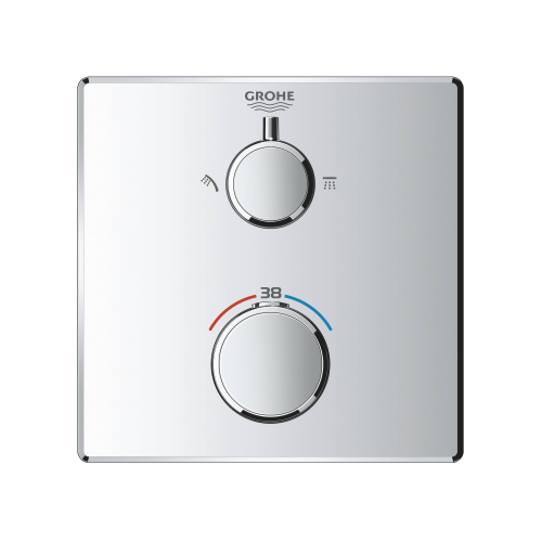 Grohe Grohtherm Термостат для душа с переключателем на 2 положения верхний/ручной душ, 24079000