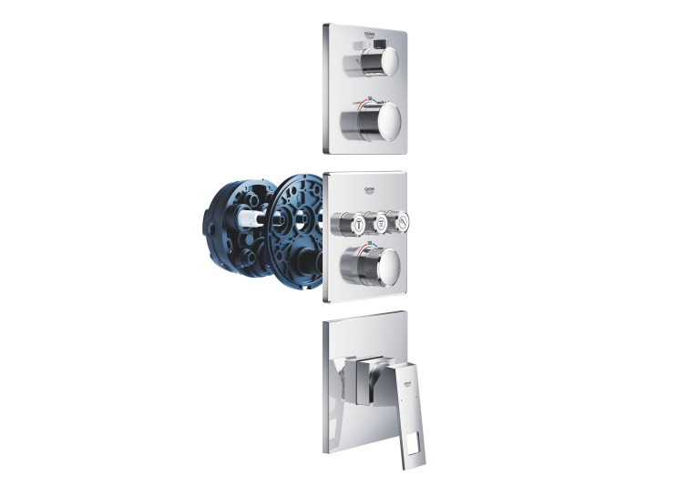 Grohe Grohtherm Термостат для душа с переключателем на 2 положения верхний/ручной душ, 24079000