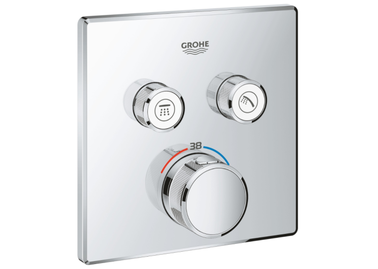 Зовнішня частина змішувача на 2 виходи GROHE GROHTHERM SMARTCONTROL, 29124000