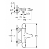 Термостат для ванни Grohe Grohtherm 1000, 34155003