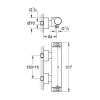 Змішувач-термостат для душу Grohe GROHTHERM 2000 34169001