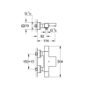 Змішувач-термостат для ванни DN 15 Grohe GROHTHERM Cube 34497000