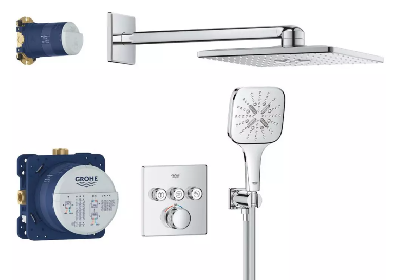 Комплект прихованого монтажу для ванни та душу Grohe Grohtherm SmartControl,  34864000