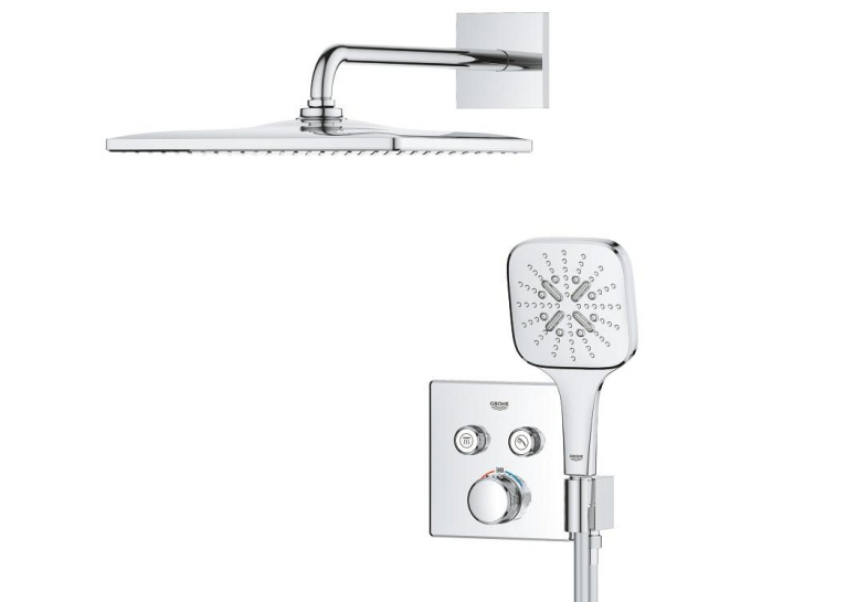 Душова система прихованого монтажу з термостатом Grohe Grohtherm SmartControl 34865000