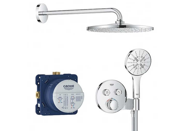 Душова система прихованого монтажу з термостатом Grohe Grohtherm SmartControl 34866000