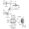 Комплект прихованого монтажу для душу Grohe Grohterm 34872000
