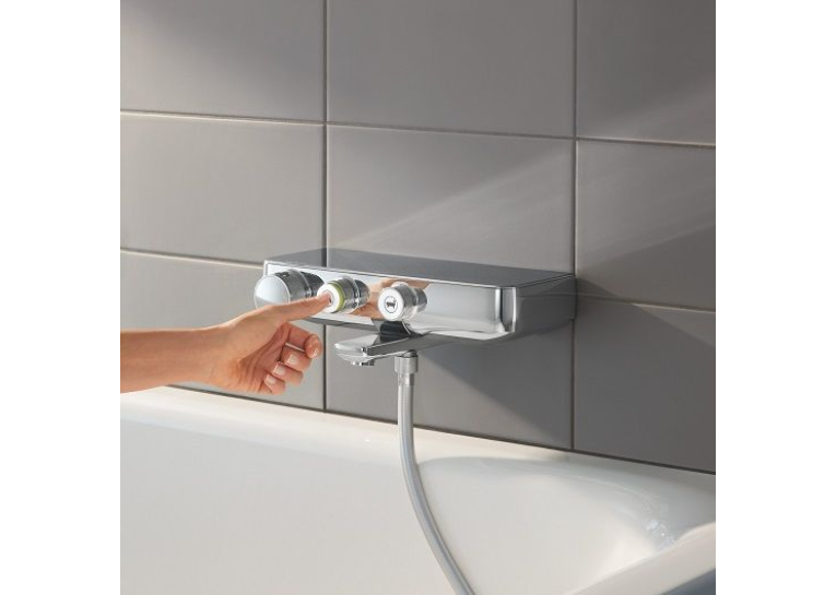 Змішувач-термостат для ванни та душу Grohe Grohtherm SmartControl, 34718000
