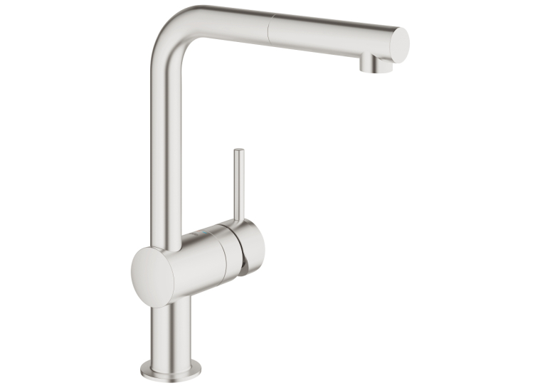 Смеситель однорычажный для мойки, DN 15 Grohe MINTA, суперсталь (DC0)