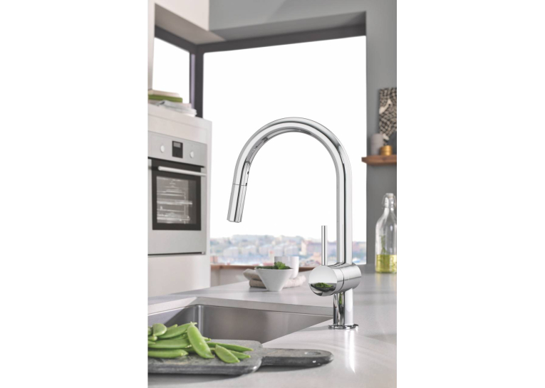 Смеситель для мойки с выдвижным аэратором Grohe Minta 32321002