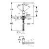 Смеситель однорычажный для мойки, DN 15 Grohe MINTA, хром