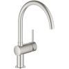 Смеситель для мойки Grohe MINTA 32917DC0 Сталь (Товар на витрине)
