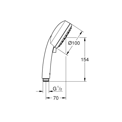 Ручной душ Grohe Tempesta Cosmopolitan 27571002