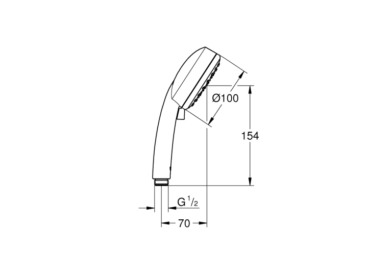 Ручной душ Grohe Tempesta Cosmopolitan 27571002