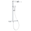 Душова система GROHE SPA Rainshower Aqua Pure з термостатом для настінного монтажу, хром (1016800000)