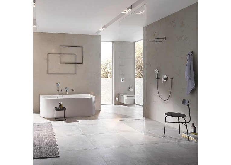 Верхній душ із кронштейном Grohe Rainshower Cosmopolitan 310 26066AL0 Графіт матовий