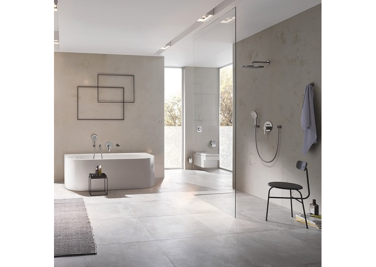 Верхній душ із кронштейном Grohe Rainshower Cosmopolitan 310 26066AL0 Графіт матовий
