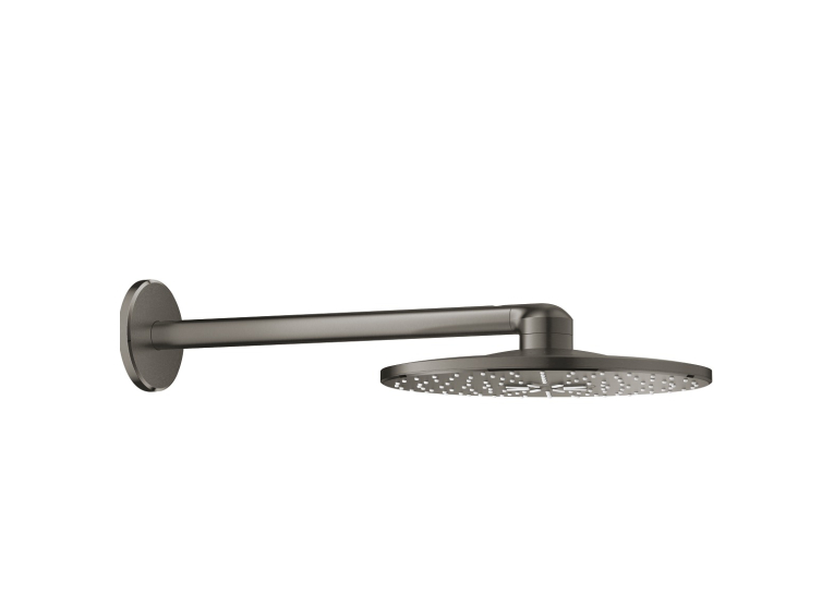 Верхній душ із душовим кронштейном 2 режими струменя Grohe Rainshower 310 SmartActive 26475AL0 Графіт матовий