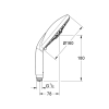 Ручной душ Grohe Rainshower Classic 160, 28765000