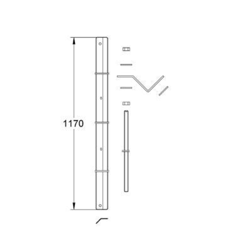 Комплект углового монтажа Grohe RAPID SL 38562000