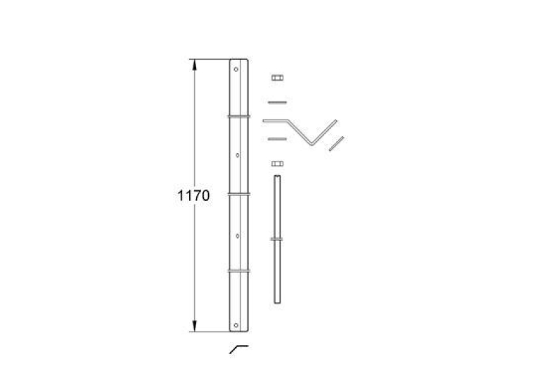 Комплект кутового монтажу Grohe RAPID SL 38562000