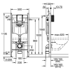 Інсталяція для унітаза Grohe Rapid SL 3884000G