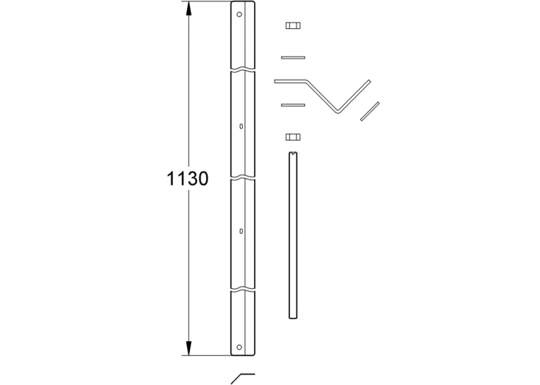 Комплект кутового монтажу Grohe RAPID SL, 38562001