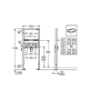 Інсталяційна система Grohe RAPID SL для раковини, 38554001