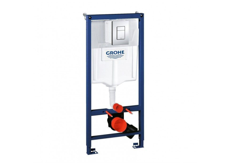 Комплект: Інсталяція Grohe Rapid SL (38772001) та Унітаз підвісний Ravak Uni Chrome RimOff (X01535)