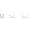 Комплект: Інсталяція Grohe Rapid SL (38772001) та Унітаз підвісний Ravak Uni Chrome RimOff (X01535)