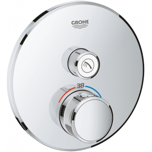 Внешняя часть смесителя на 1 выход GROHE GROHTHERM SMARTCONTROL, 29118000