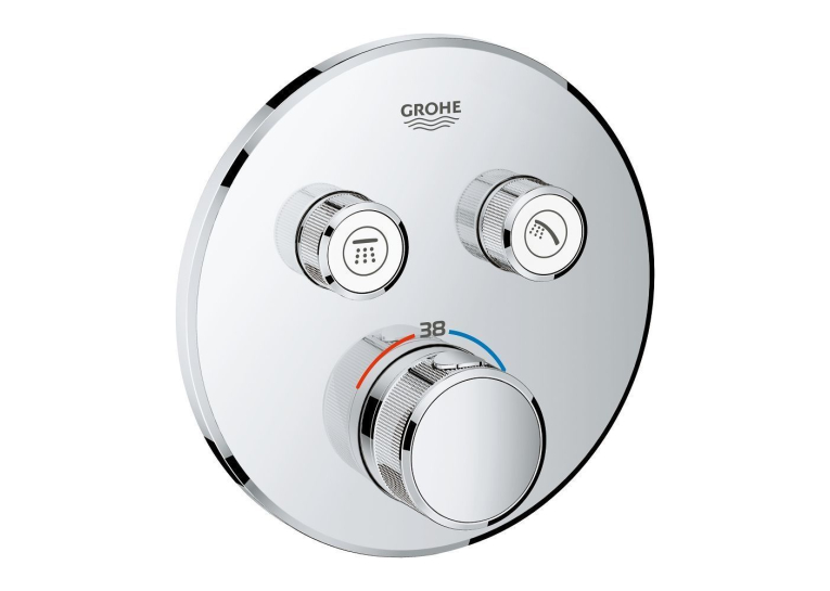 Зовнішня частина змішувача на 2 виходи GROHE GROHTHERM SMARTCONTROL, 29119000