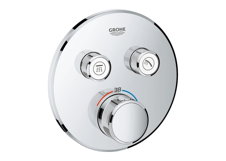 Зовнішня частина змішувача на 2 виходи GROHE GROHTHERM SMARTCONTROL, 29119000