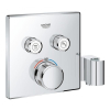 Внешняя часть смесителя на 2 выхода с держателем GROHE GROHTHERM SMARTCONTROL, 29125000