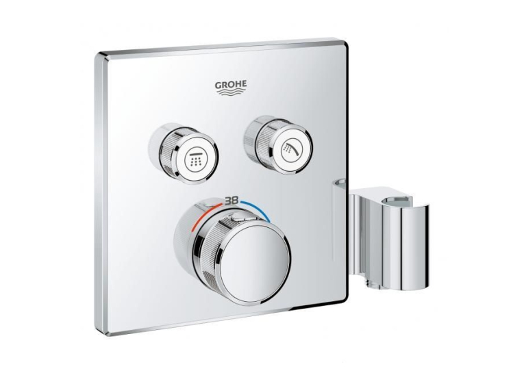 Внешняя часть смесителя на 2 выхода с держателем GROHE GROHTHERM SMARTCONTROL, 29125000