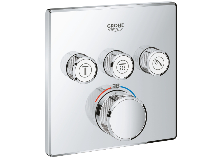 Внешняя часть смесителя на 3 выхода GROHE GROHTHERM SMARTCONTROL, 29126000