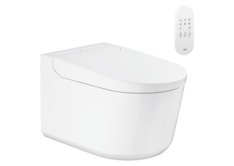 Унітаз-біде Grohe Sensia Pro безобідковий підвісний електронний, білий (36507SH0)
