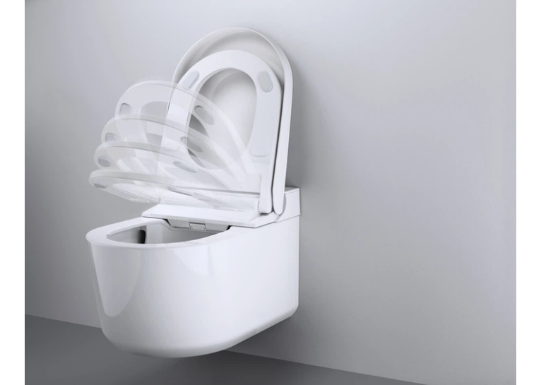 Комплект Grohe QuickFix Sensia 4-в-1: інсталяція Rapid SLX (39596000) з вбудованою розеткою + підвісний унітаз-біде Sensia (36507SH0) з комплектом шумоізоляції (37131000), 36509SH0