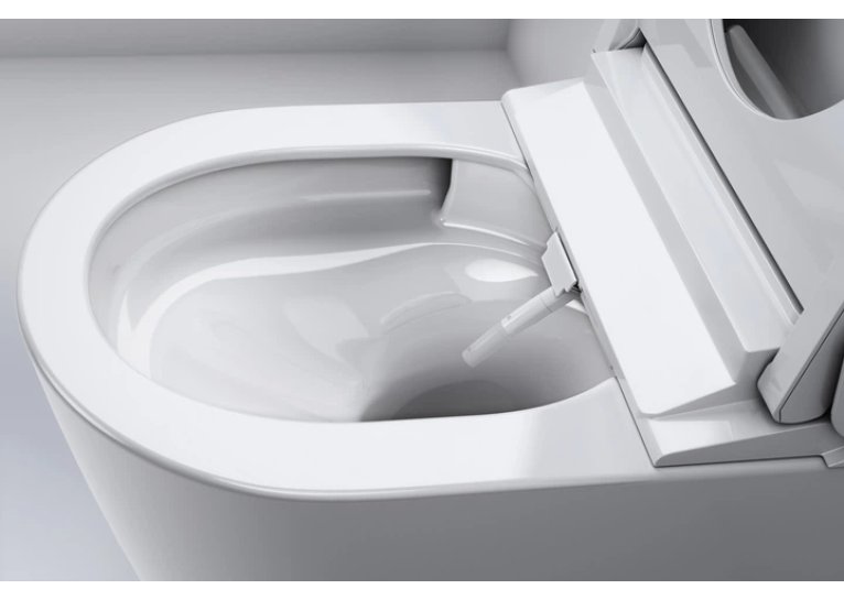 Комплект Grohe QuickFix Sensia 4-в-1: інсталяція Rapid SLX (39596000) з вбудованою розеткою + підвісний унітаз-біде Sensia (36507SH0) з комплектом шумоізоляції (37131000), 36509SH0
