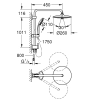 Душова система з перемикачем  Grohe QuickFix Vitalio Joy System 260, 27357002