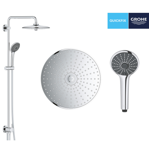 Душевая система с переключателем для настенного монтажа Grohe QuickFix Vitalio Joy System 260, 27357002
