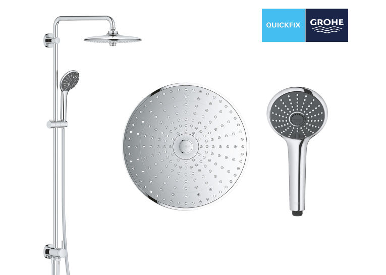 Душова система з перемикачем  Grohe QuickFix Vitalio Joy System 260, 27357002