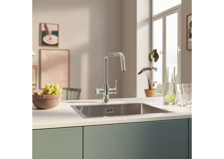 Змішувач для кухні Grohe Blue Pure Eurosmart 30583000 з можливістю підключення до фільтру