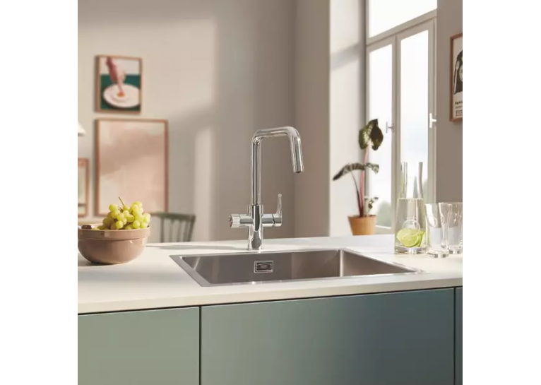 Змішувач для кухні Grohe Blue Pure Eurosmart 30583000 з можливістю підключення до фільтру